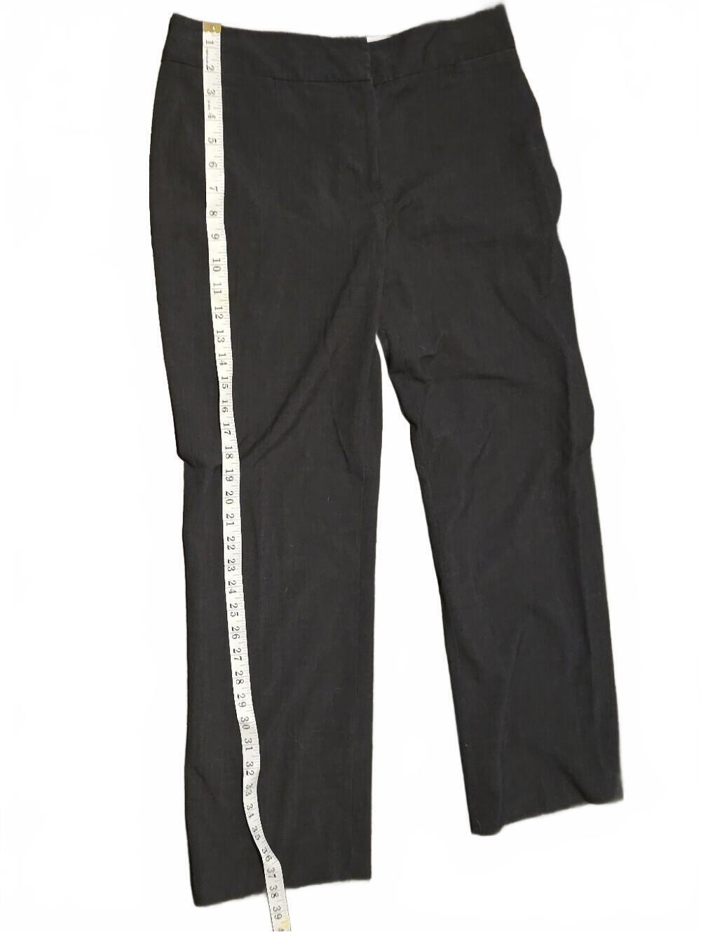 Liz Claiborne Career Petite Gray Trouser Pants Women's 6P Straight Leg